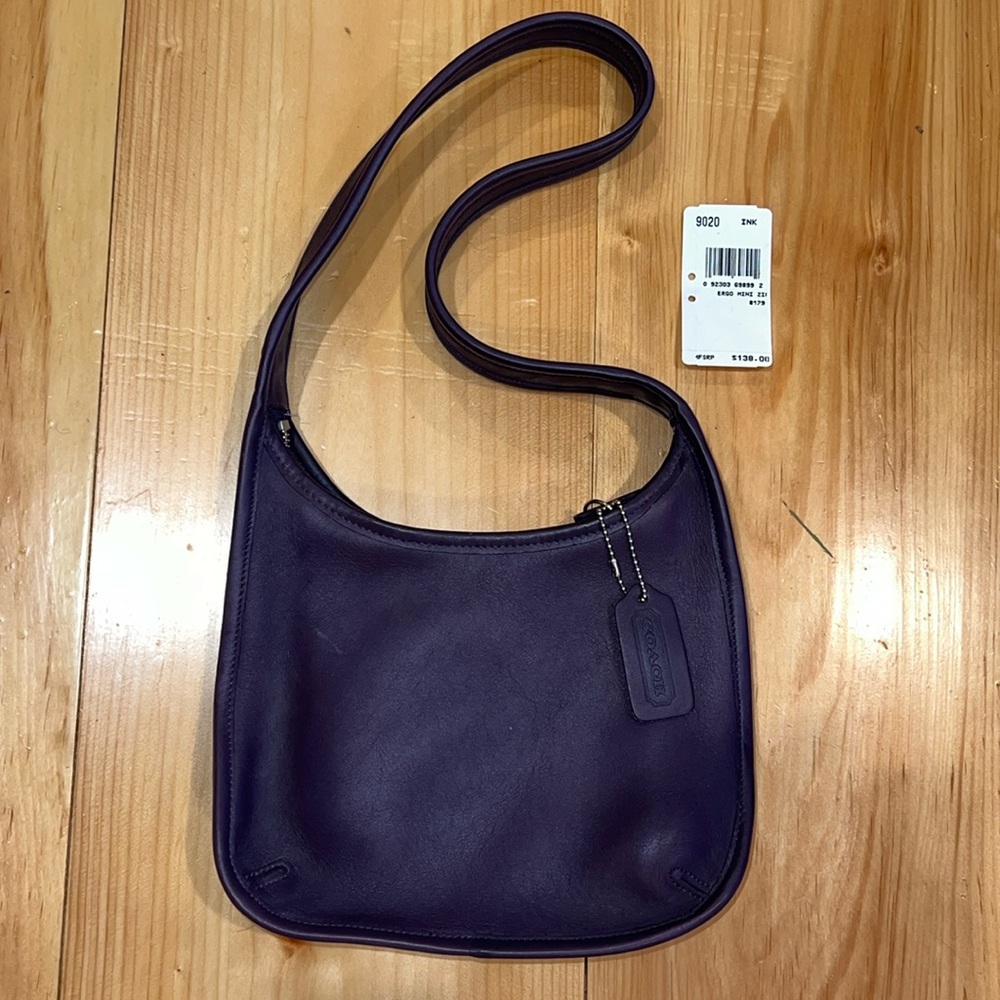 Coach Ergo Mini Zip Purple/Eggplant bag